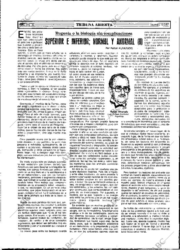 ABC MADRID 13-02-1987 página 32