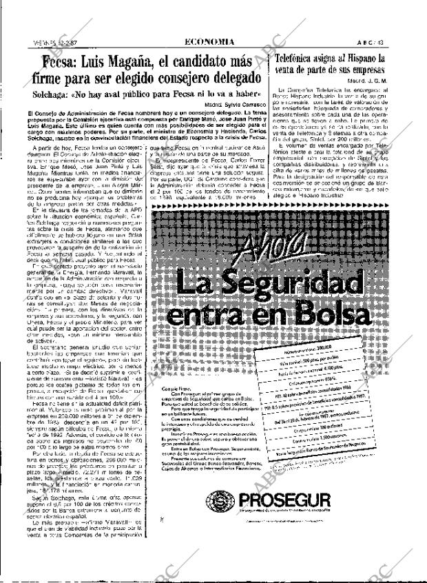 ABC MADRID 13-02-1987 página 43