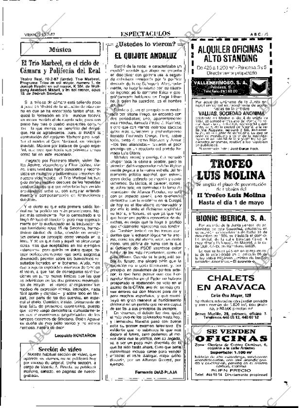 ABC MADRID 13-02-1987 página 75