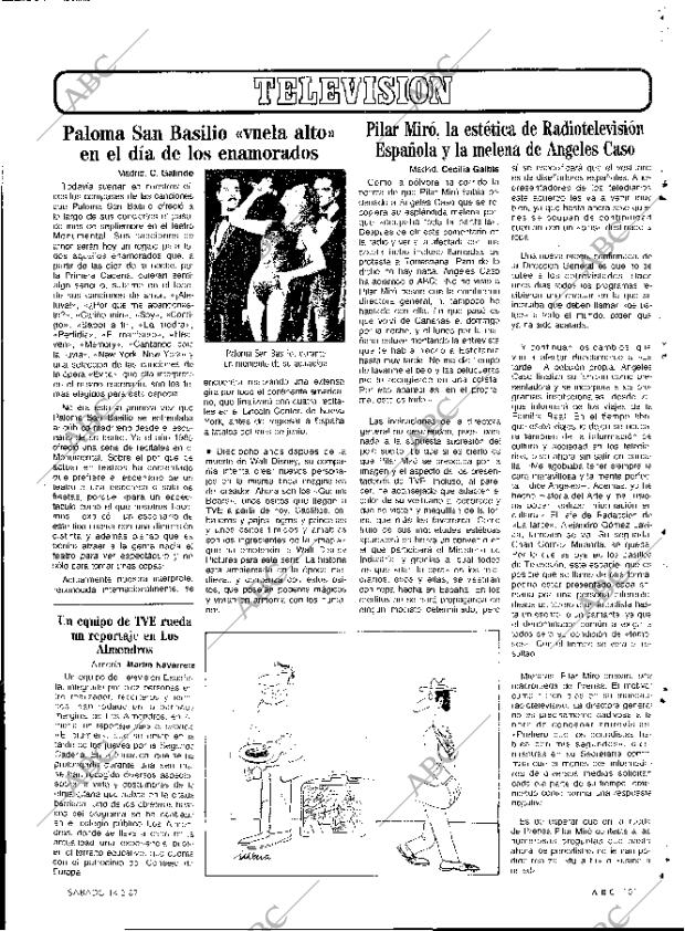 ABC MADRID 14-02-1987 página 101