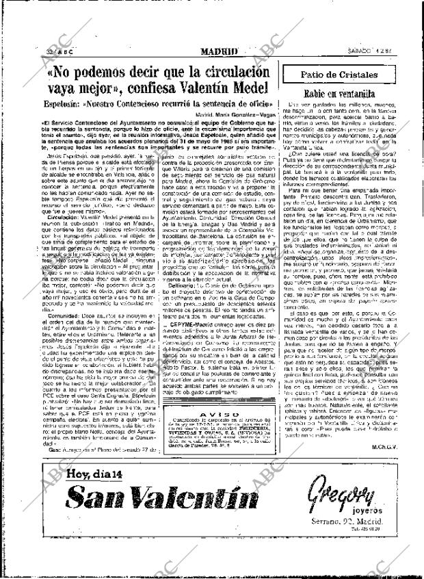 ABC MADRID 14-02-1987 página 32