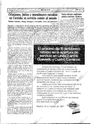 ABC MADRID 14-02-1987 página 39