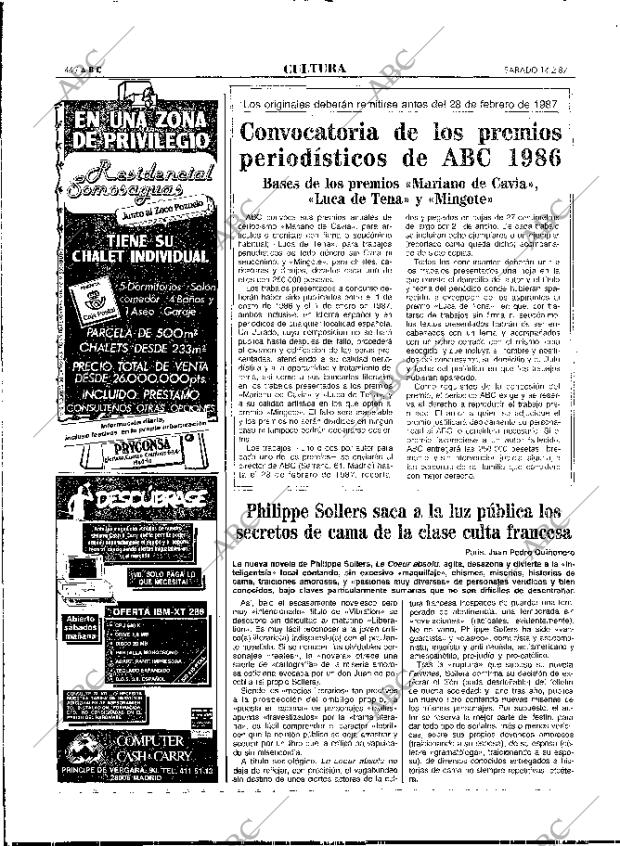ABC MADRID 14-02-1987 página 44
