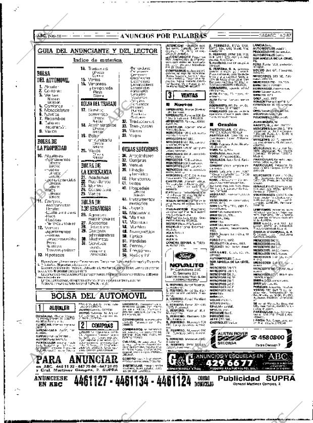 ABC MADRID 14-02-1987 página 88