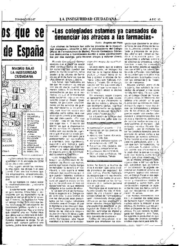 ABC MADRID 15-02-1987 página 65
