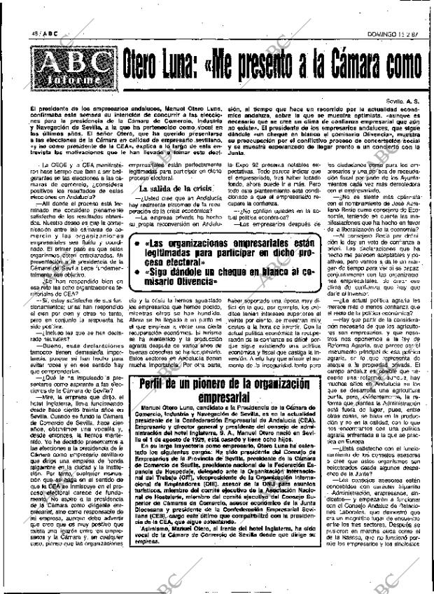 ABC SEVILLA 15-02-1987 página 48