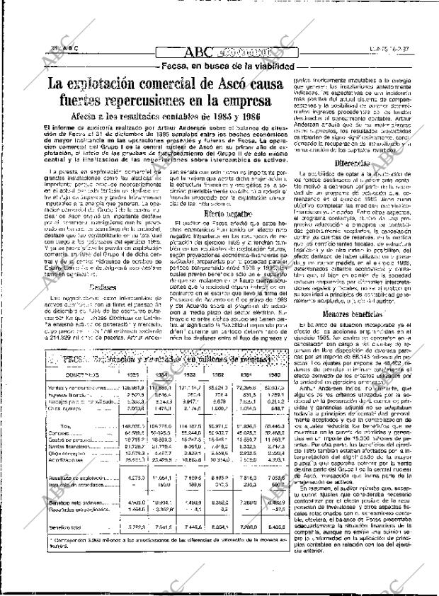 ABC MADRID 16-02-1987 página 38