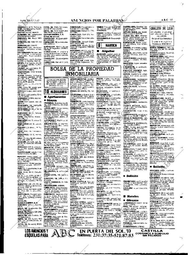 ABC MADRID 17-02-1987 página 85