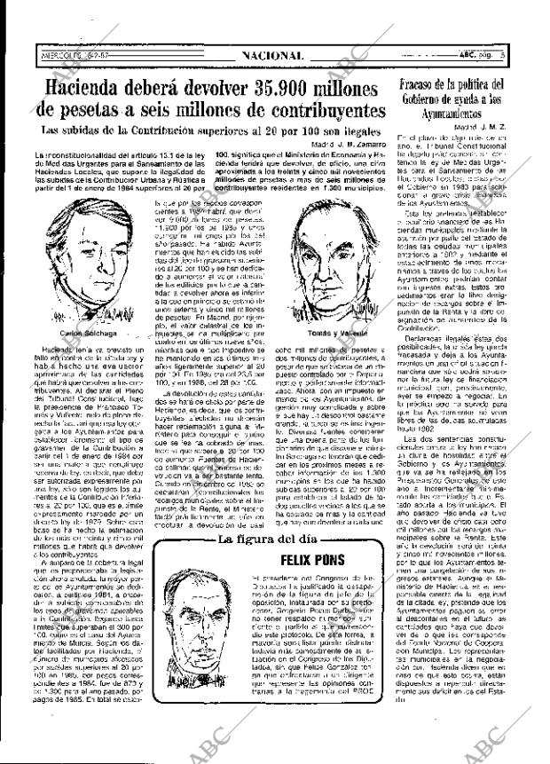ABC MADRID 18-02-1987 página 15