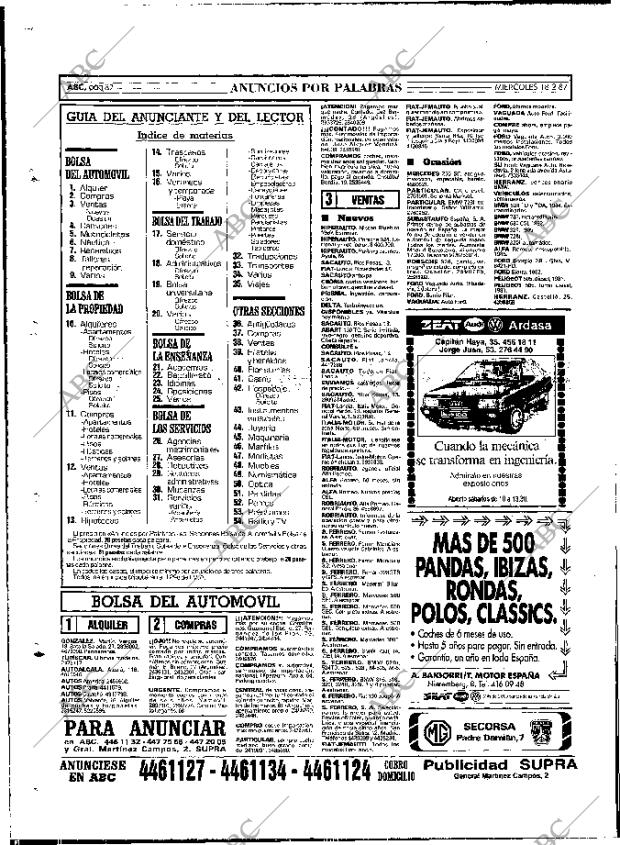 ABC MADRID 18-02-1987 página 82