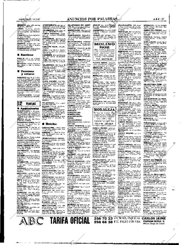 ABC MADRID 18-02-1987 página 87
