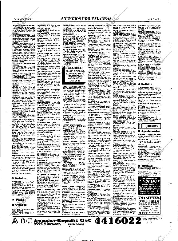 ABC MADRID 20-02-1987 página 95