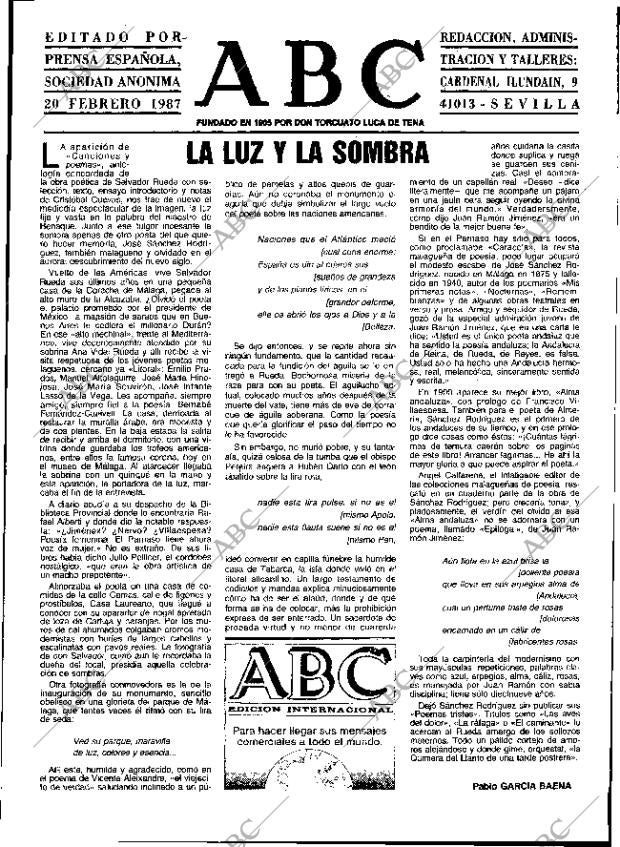 ABC SEVILLA 20-02-1987 página 3