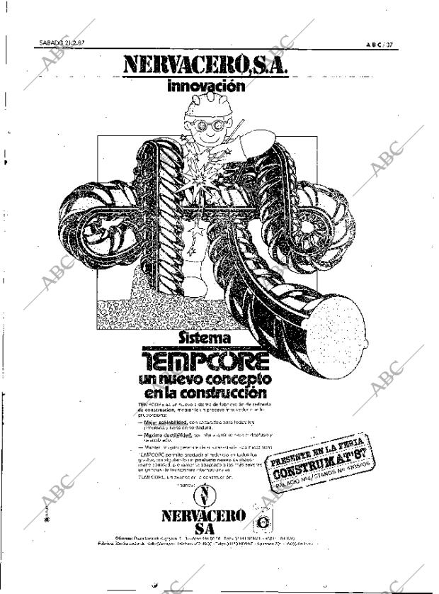 ABC MADRID 21-02-1987 página 37