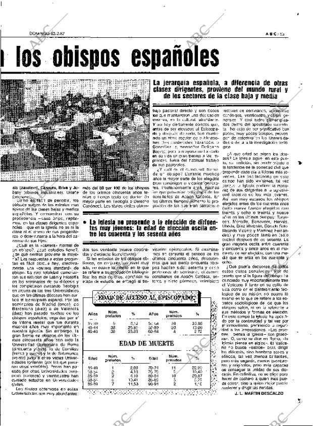 ABC MADRID 22-02-1987 página 65