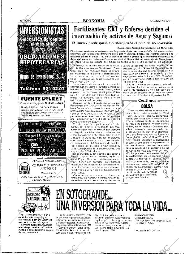 ABC MADRID 22-02-1987 página 68