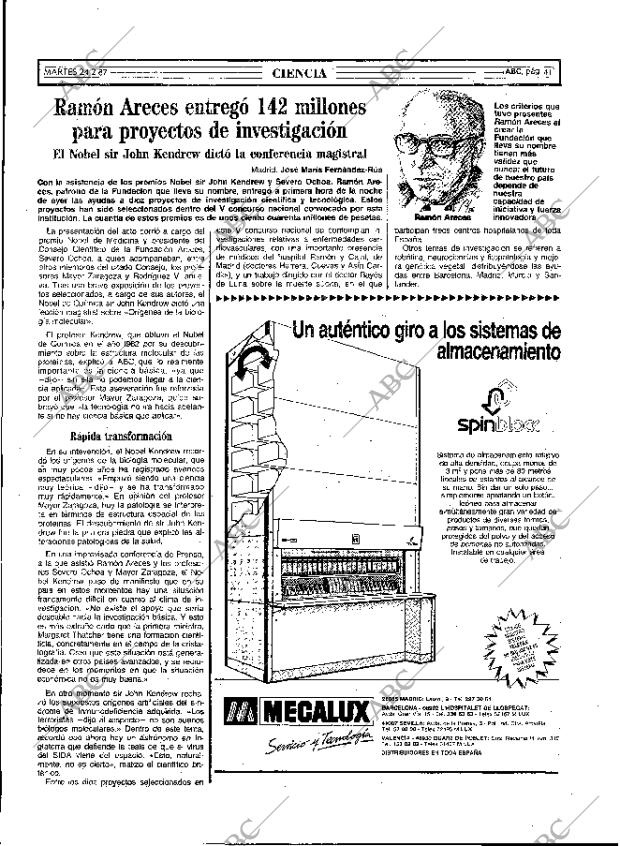 ABC MADRID 24-02-1987 página 41