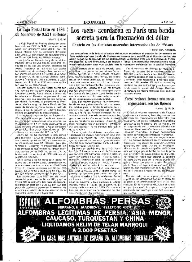 ABC MADRID 24-02-1987 página 63