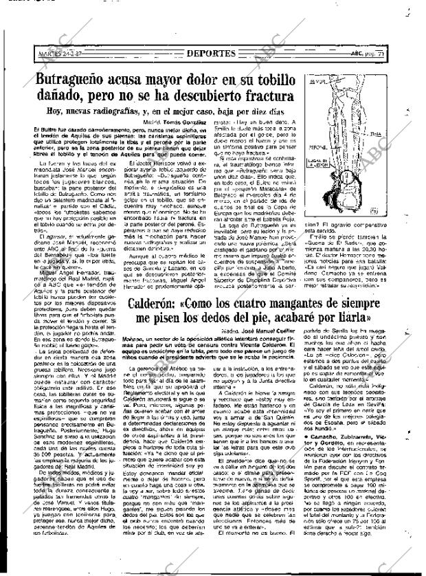 ABC MADRID 24-02-1987 página 71