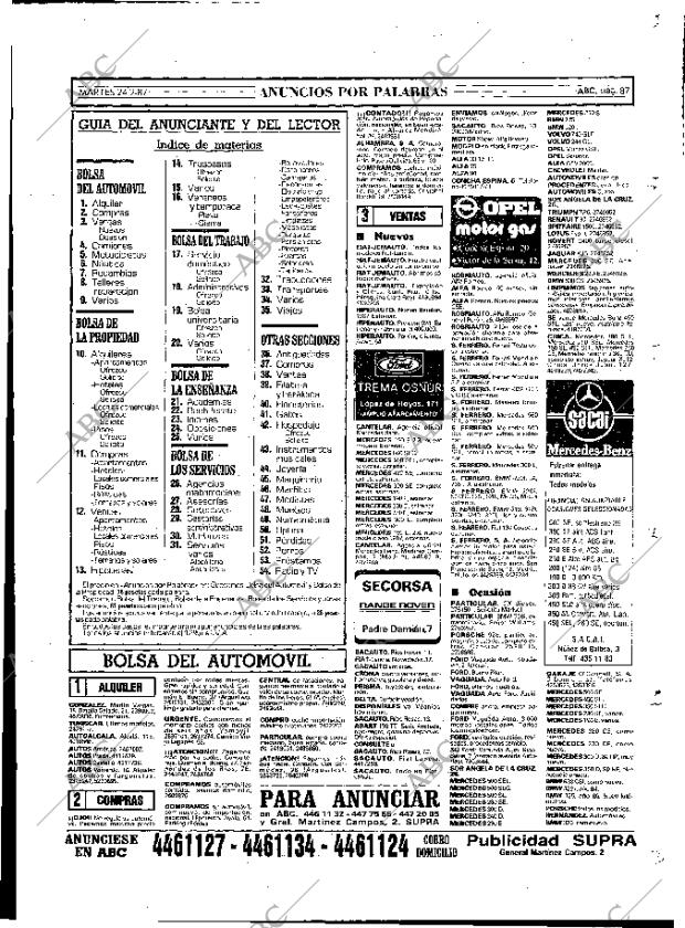 ABC MADRID 24-02-1987 página 87