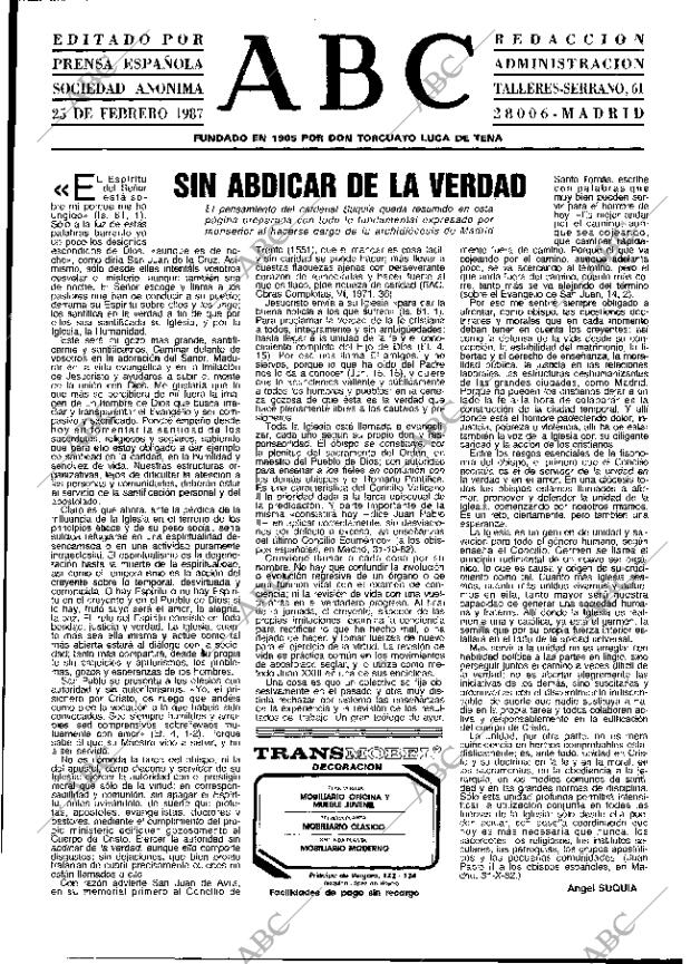 ABC MADRID 25-02-1987 página 3