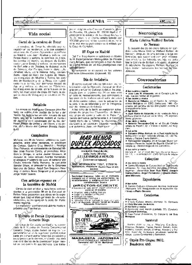 ABC MADRID 25-02-1987 página 35