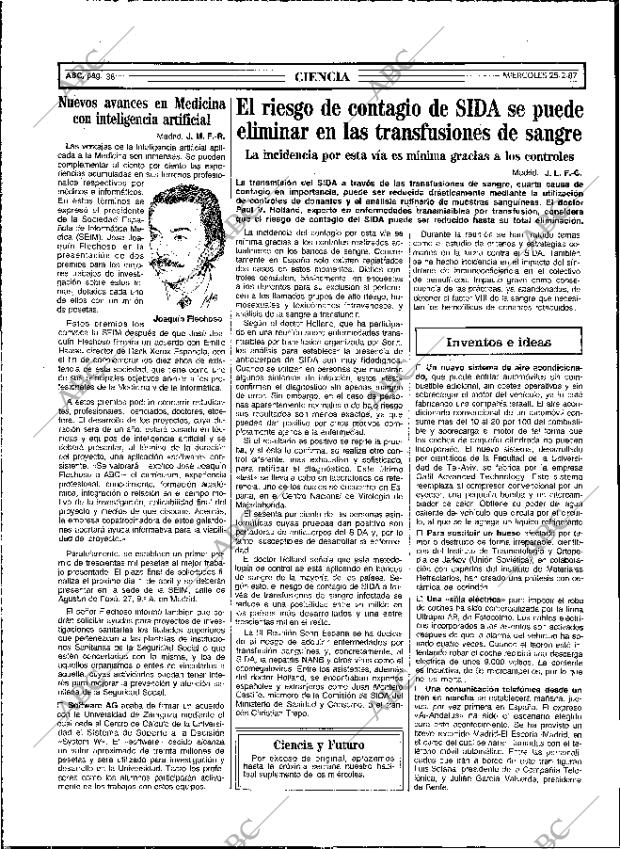 ABC MADRID 25-02-1987 página 38