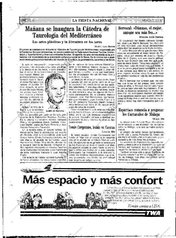 ABC MADRID 25-02-1987 página 66