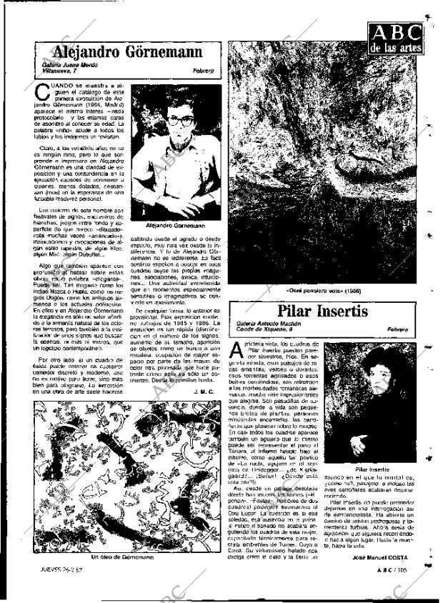 ABC MADRID 26-02-1987 página 105