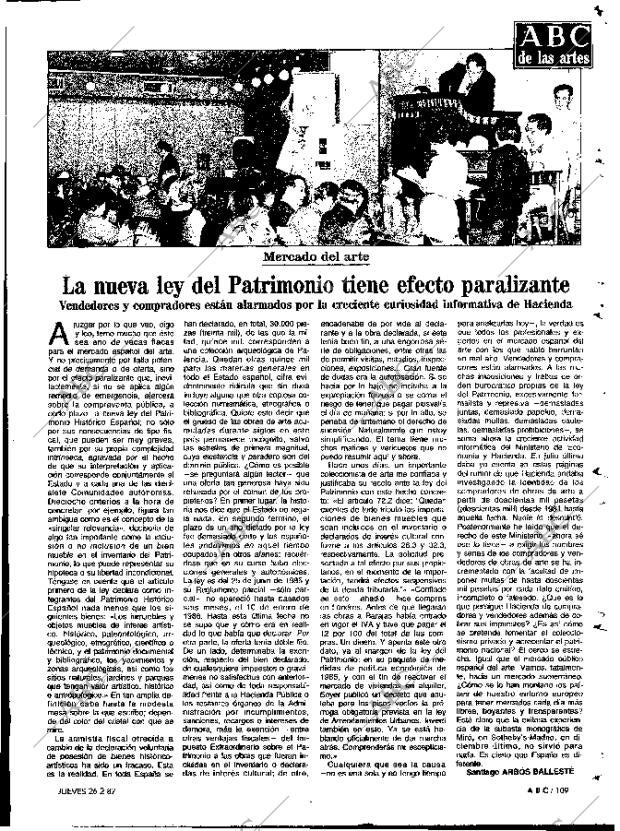 ABC MADRID 26-02-1987 página 109