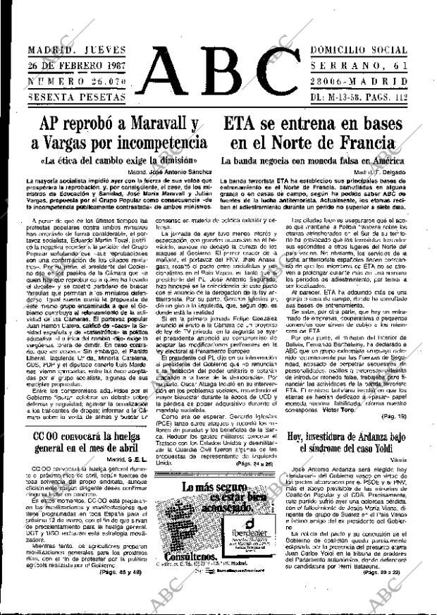 ABC MADRID 26-02-1987 página 13