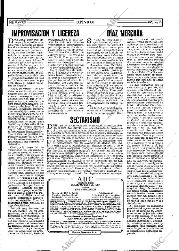 ABC MADRID 26-02-1987 página 15