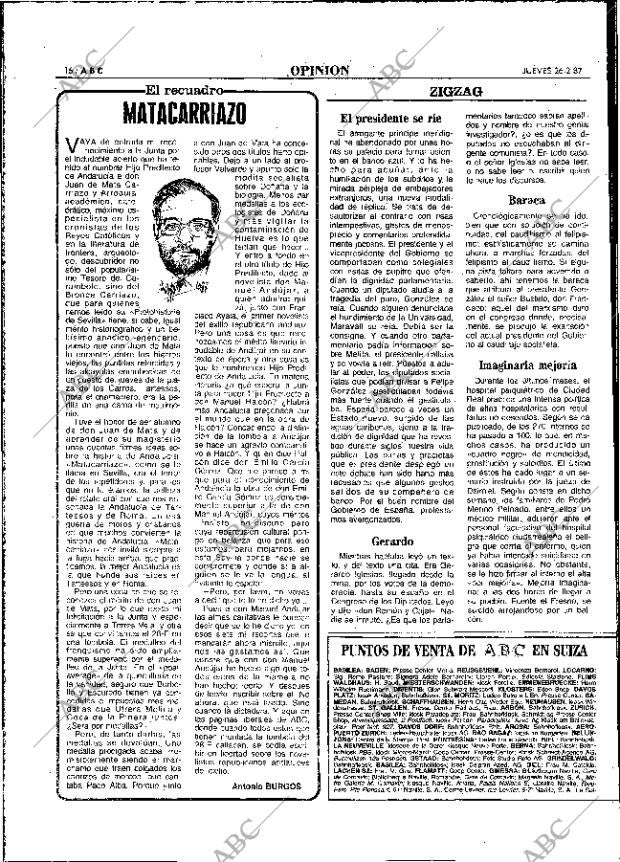 ABC MADRID 26-02-1987 página 16