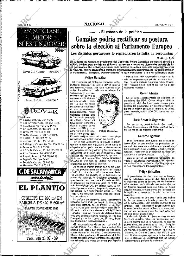 ABC MADRID 26-02-1987 página 26