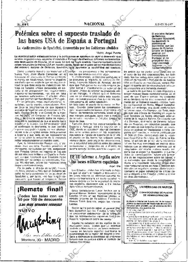 ABC MADRID 26-02-1987 página 28