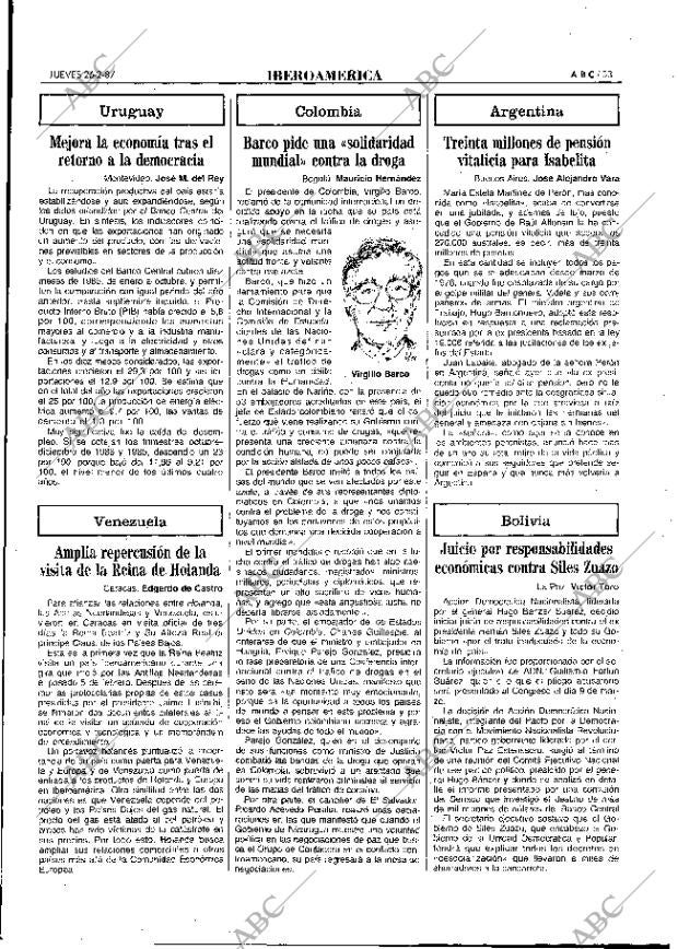 ABC MADRID 26-02-1987 página 33