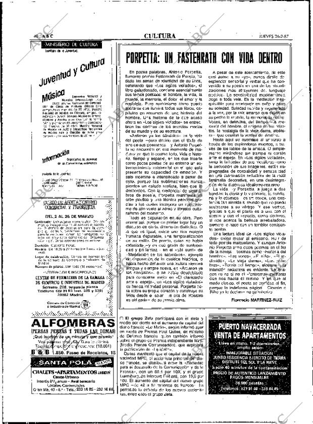 ABC MADRID 26-02-1987 página 40