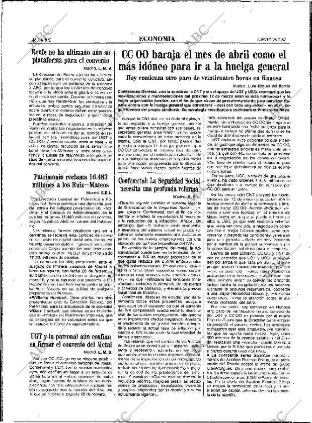 ABC MADRID 26-02-1987 página 48