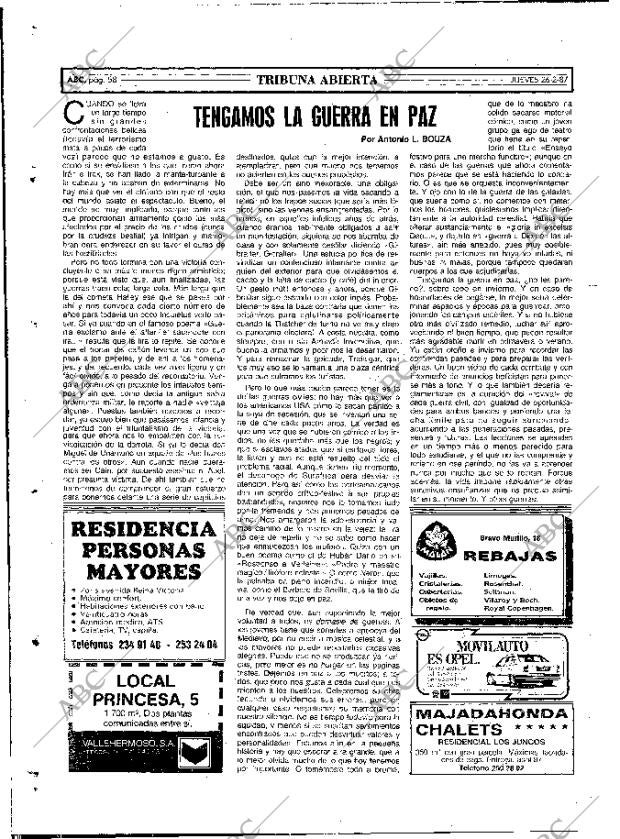 ABC MADRID 26-02-1987 página 58