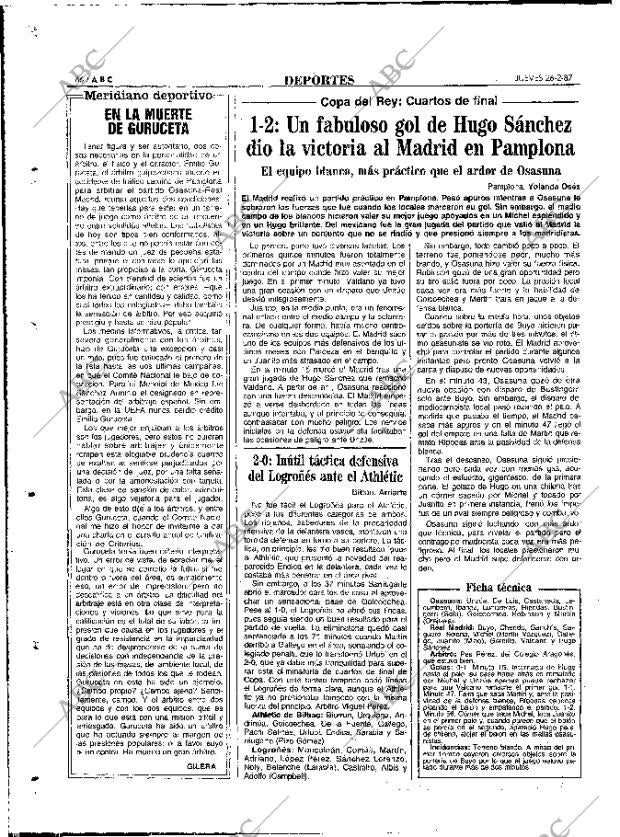 ABC MADRID 26-02-1987 página 66