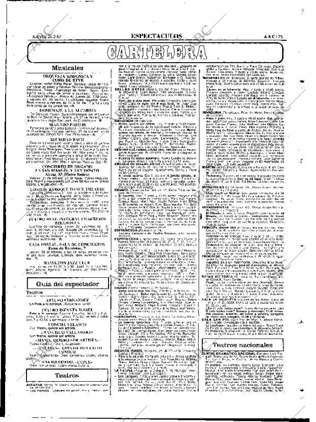 ABC MADRID 26-02-1987 página 75