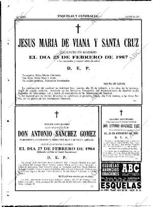 ABC MADRID 26-02-1987 página 82