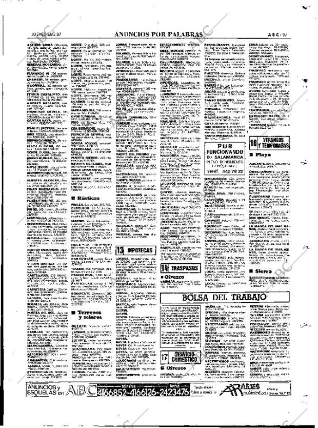 ABC MADRID 26-02-1987 página 97