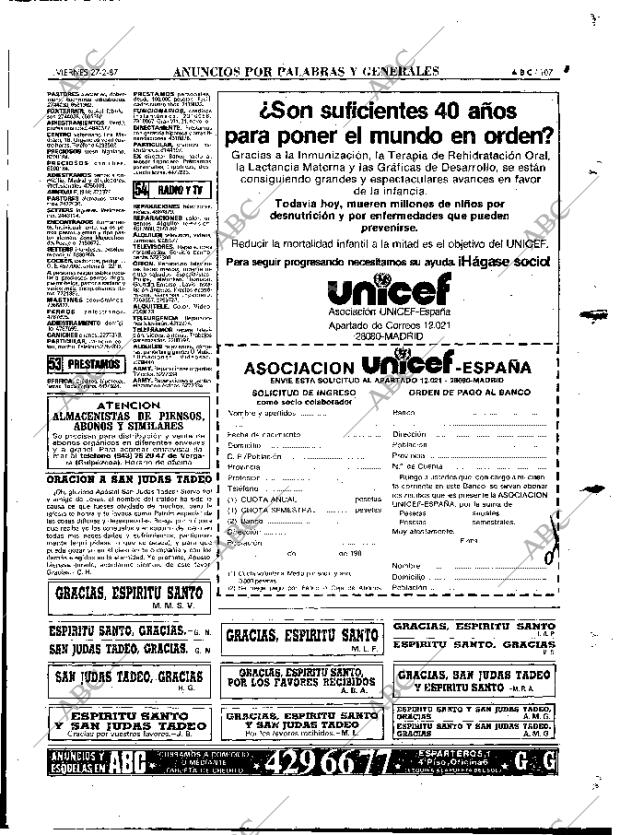 ABC MADRID 27-02-1987 página 107