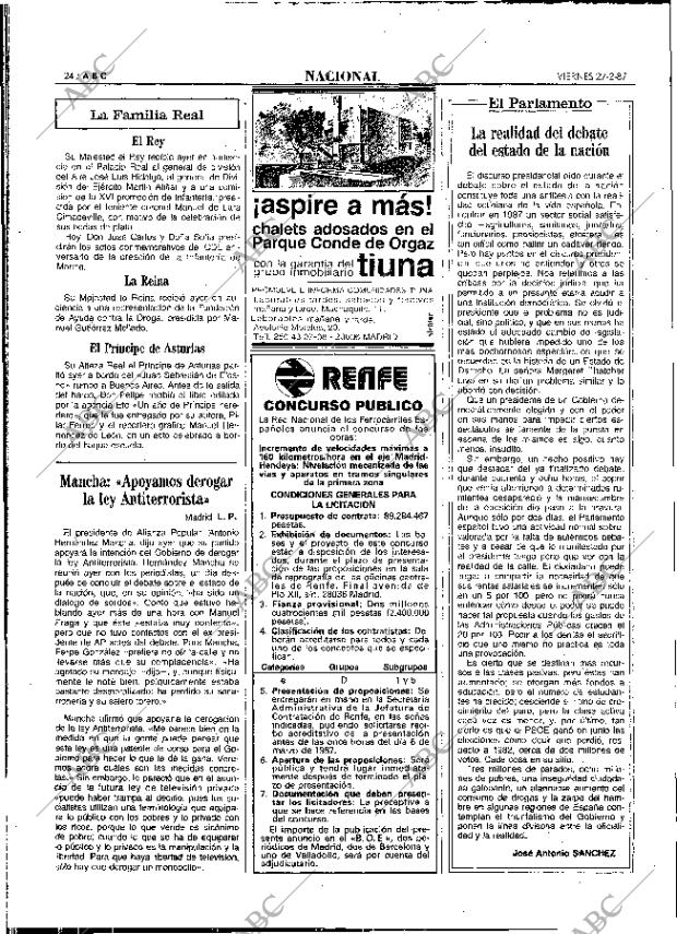 ABC MADRID 27-02-1987 página 24