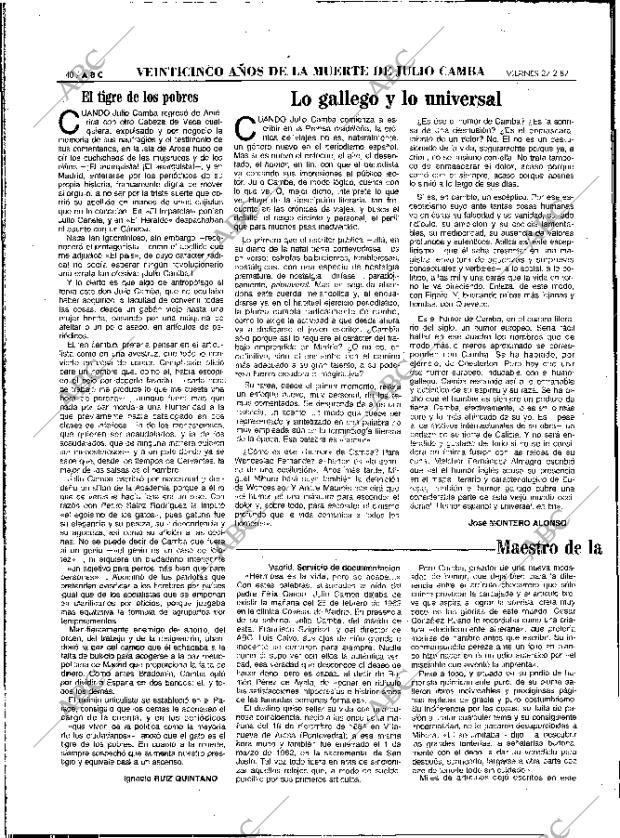 ABC MADRID 27-02-1987 página 40