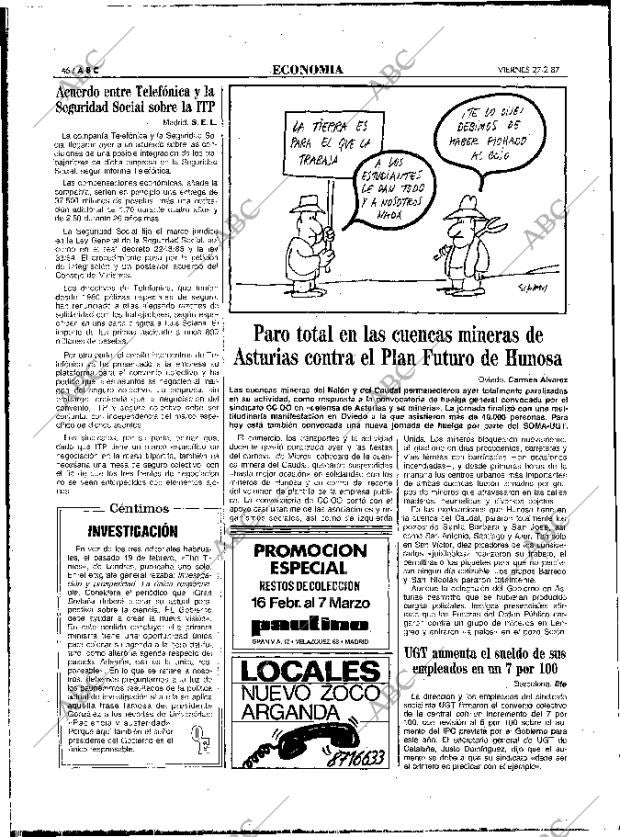 ABC MADRID 27-02-1987 página 46
