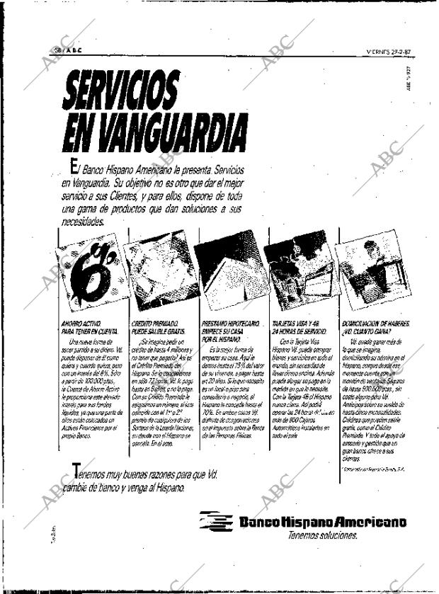 ABC MADRID 27-02-1987 página 58