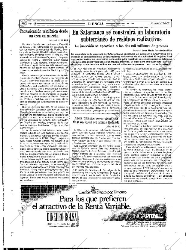ABC MADRID 27-02-1987 página 68
