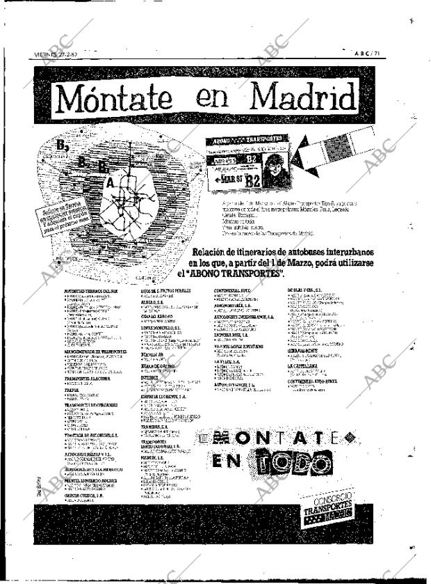 ABC MADRID 27-02-1987 página 71